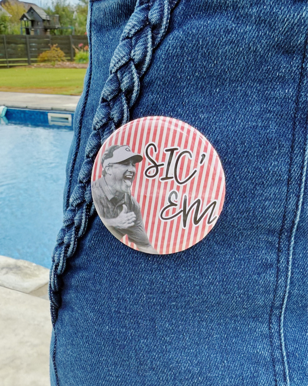 UGA Game Day Buttons