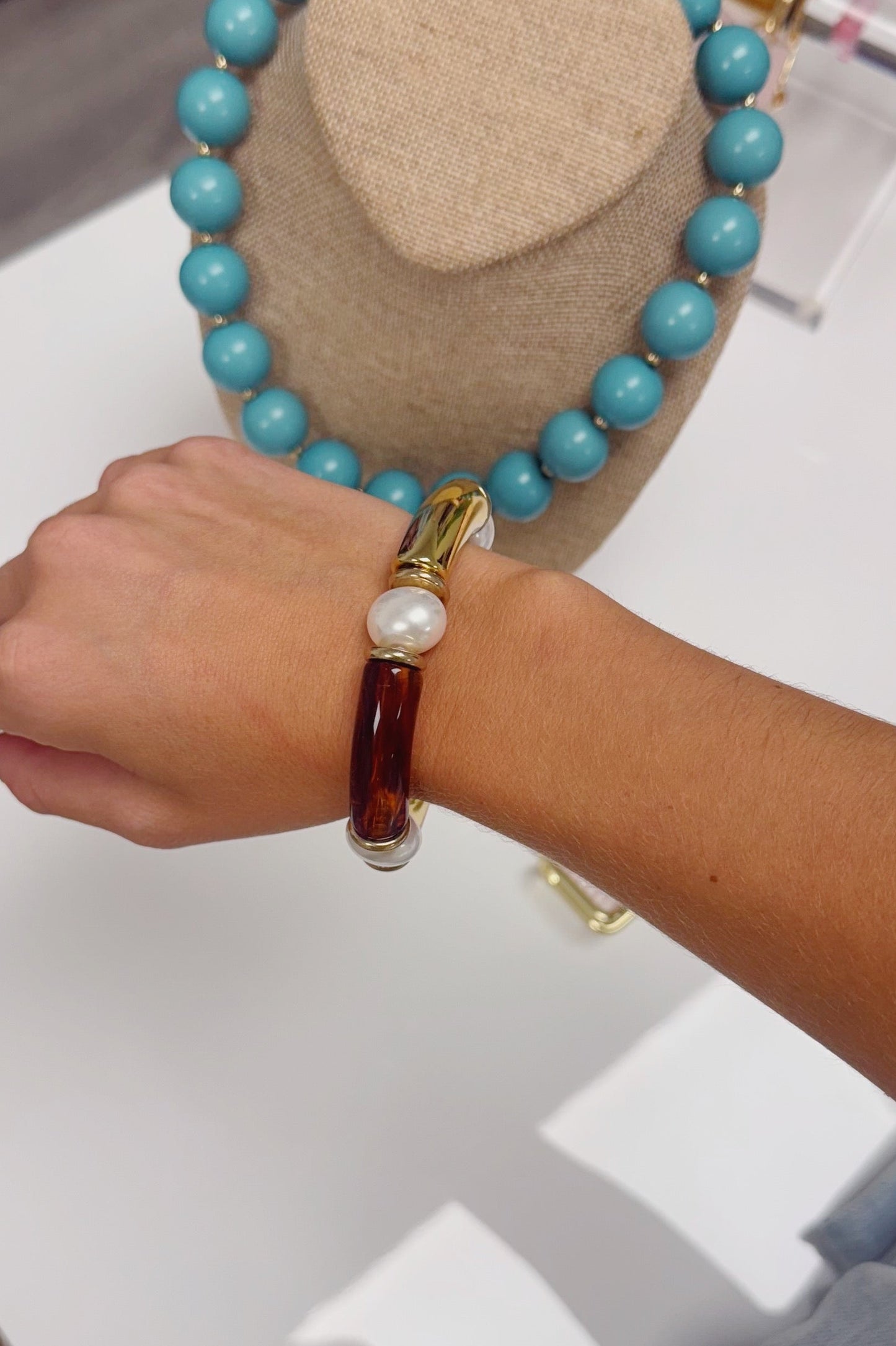 Ann Cylinder Bracelet