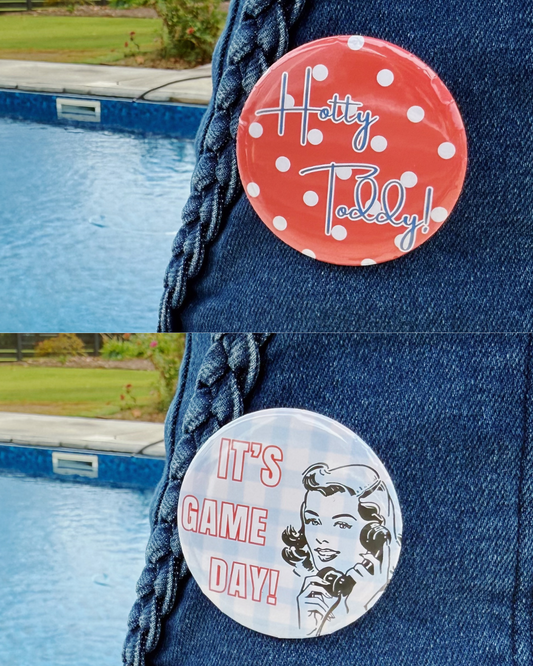 Ole Miss Game Day Buttons