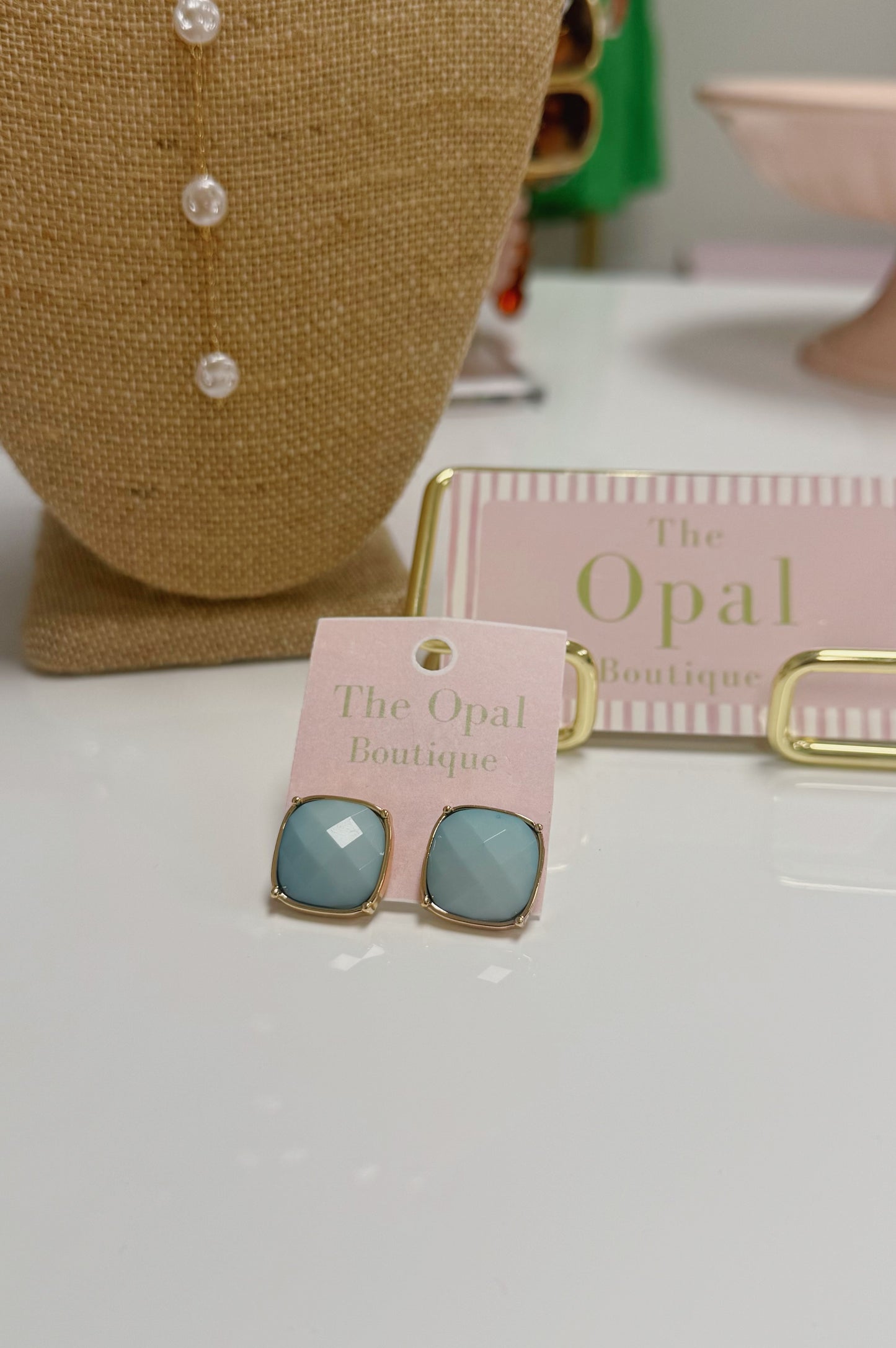 Bay Stone Earrings