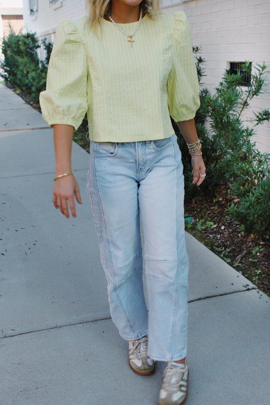 Hazel High Rise Barrel Leg Jeans