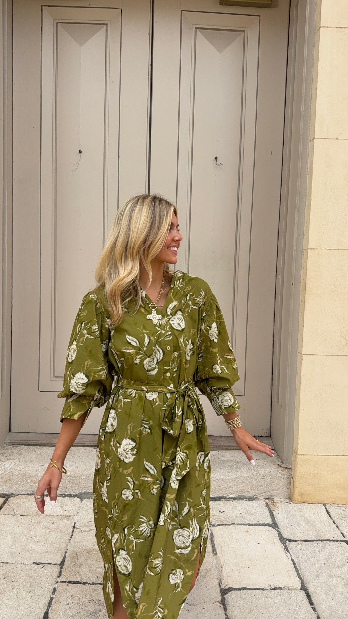 Carrie Floral Midi Dress