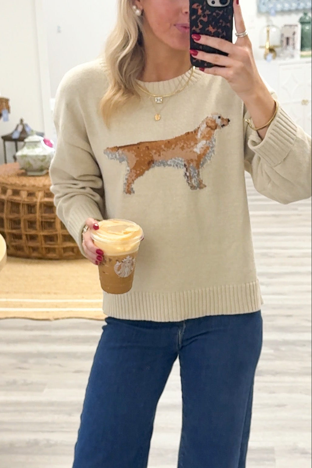 Golden Knit Sweater
