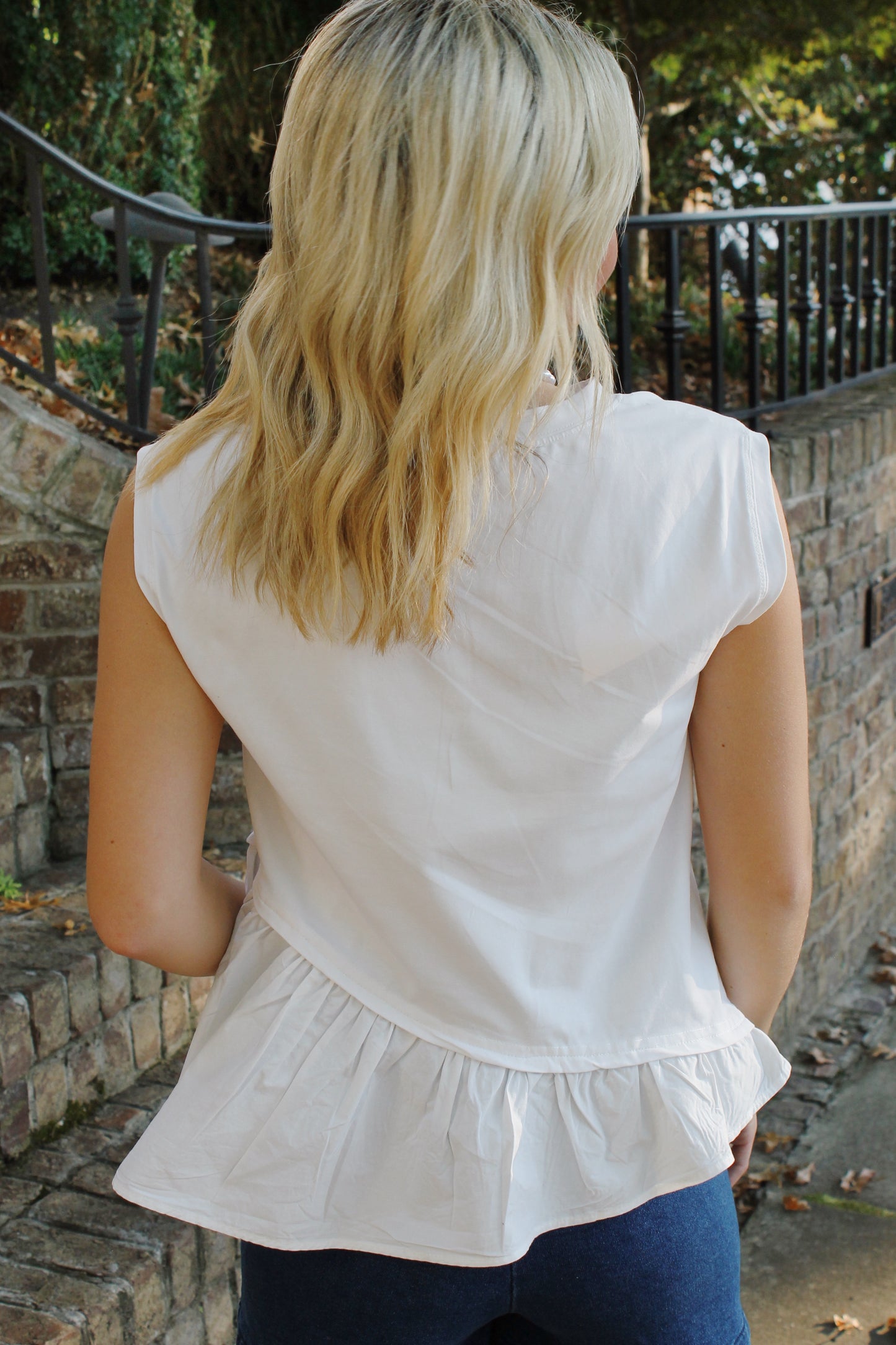 Eve White Top
