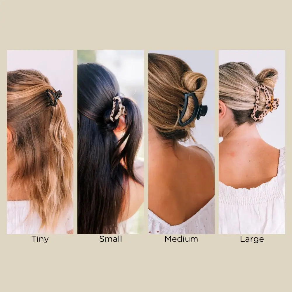 Medium Open Tortoise Hair Clip