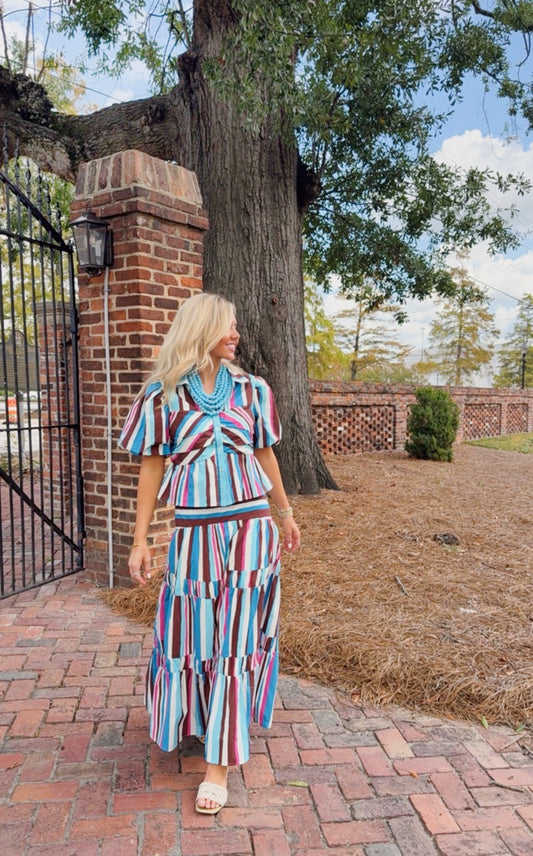 Storie Multi Maxi Skirt