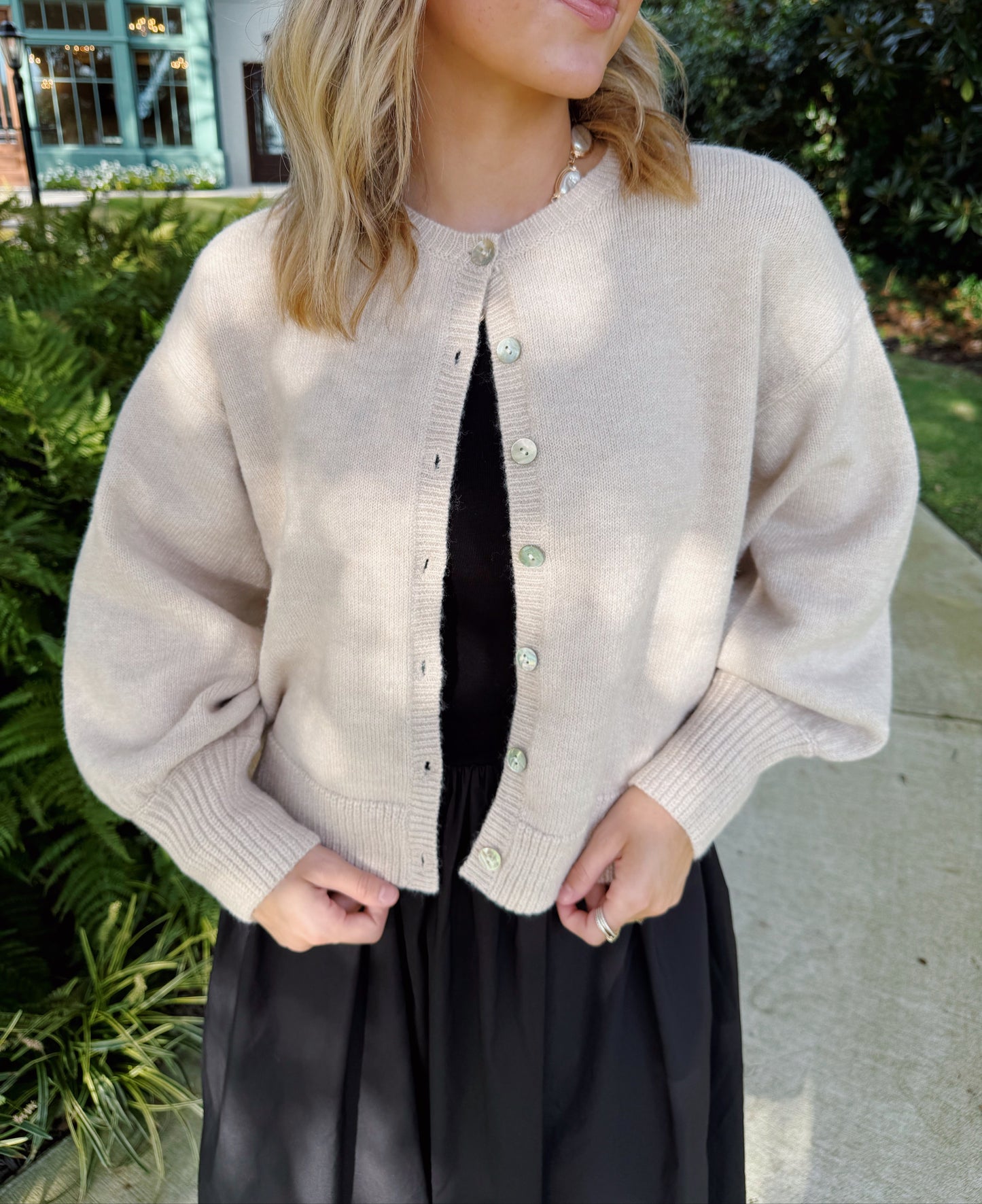 Lena Cream Cardigan