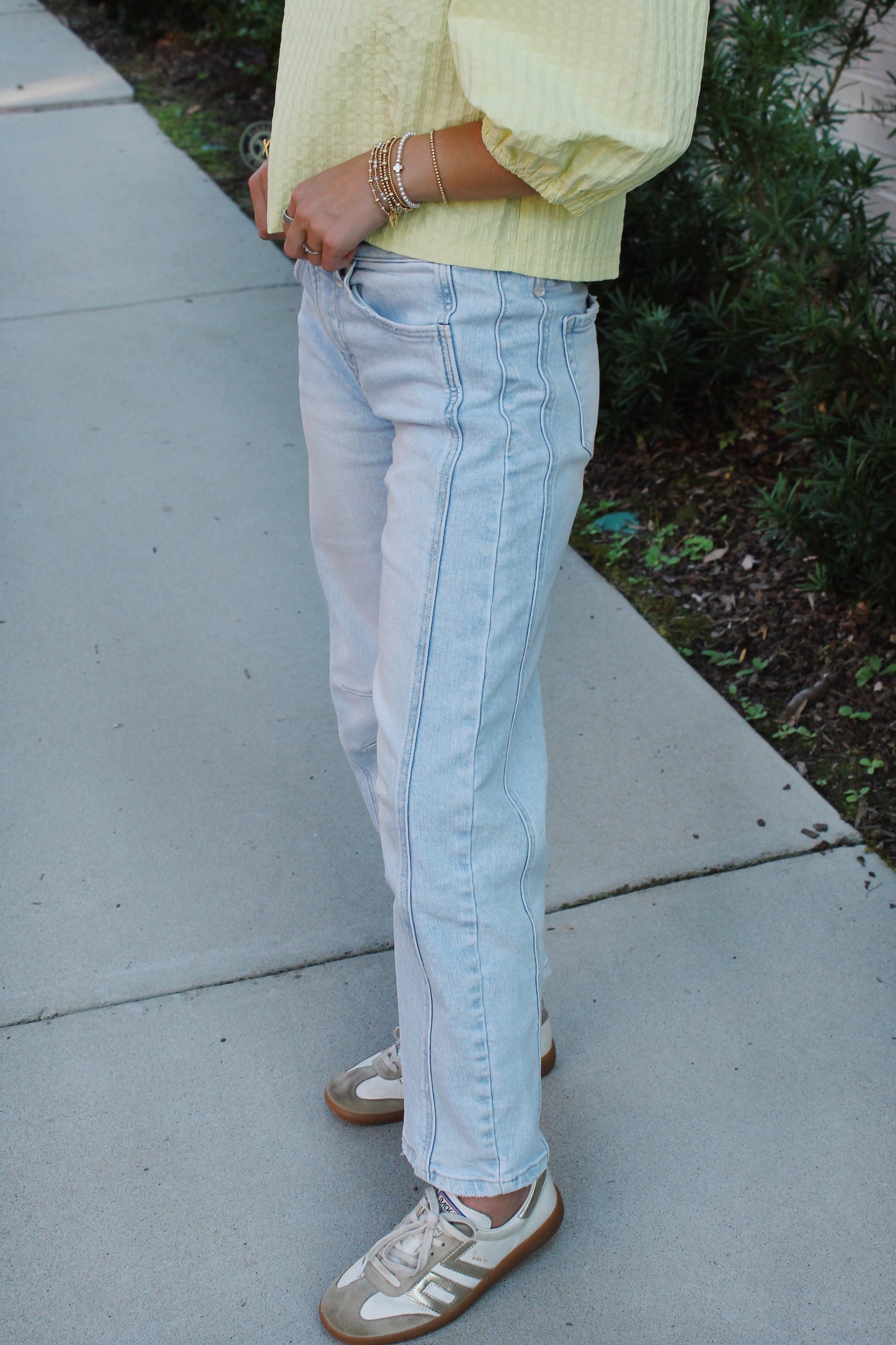 Hazel High Rise Barrel Leg Jeans