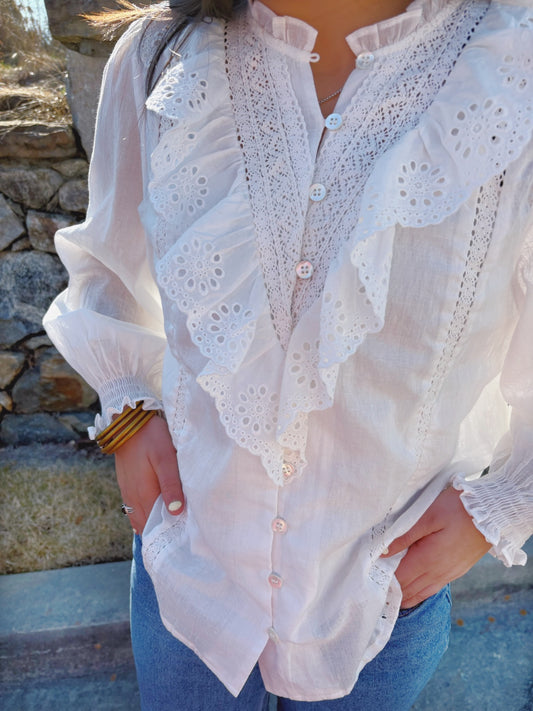 Belle Eyelet Top