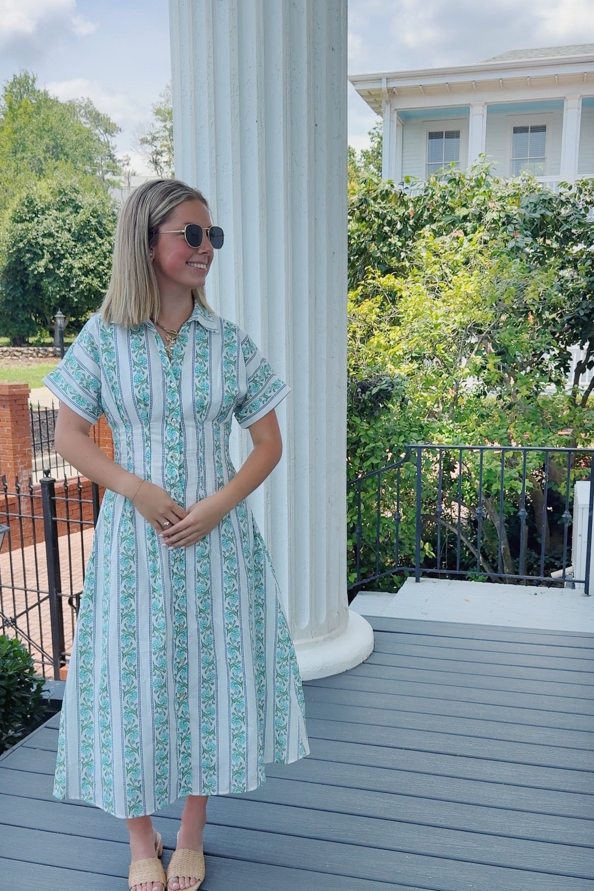 Roma Button Down Dress