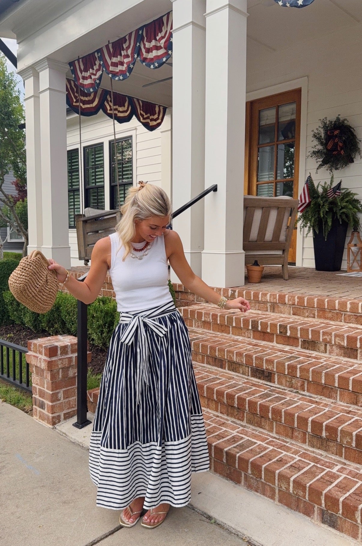 Liberty Striped Skirt
