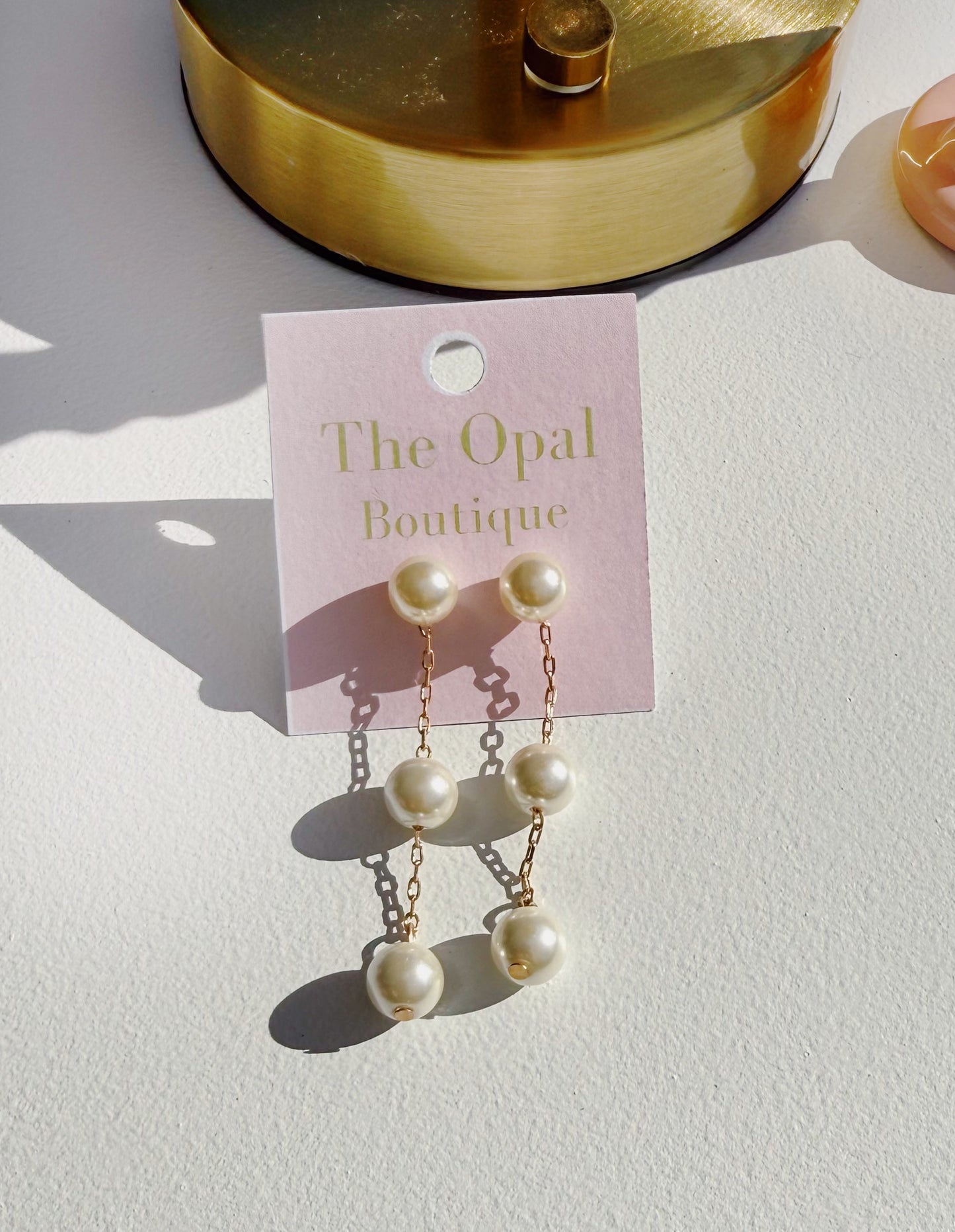 Dolly Drop Pearl Earrings
