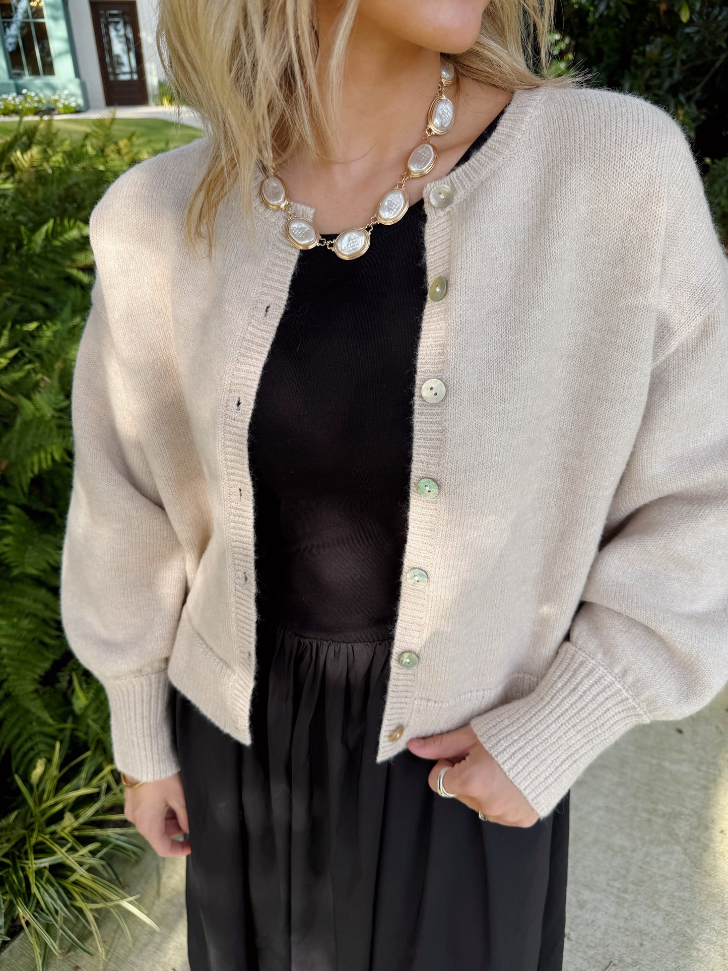 Lena Cream Cardigan
