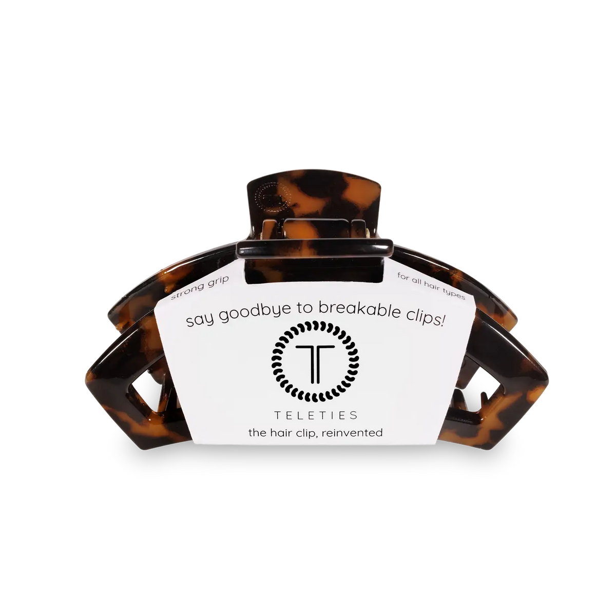Medium Open Tortoise Hair Clip