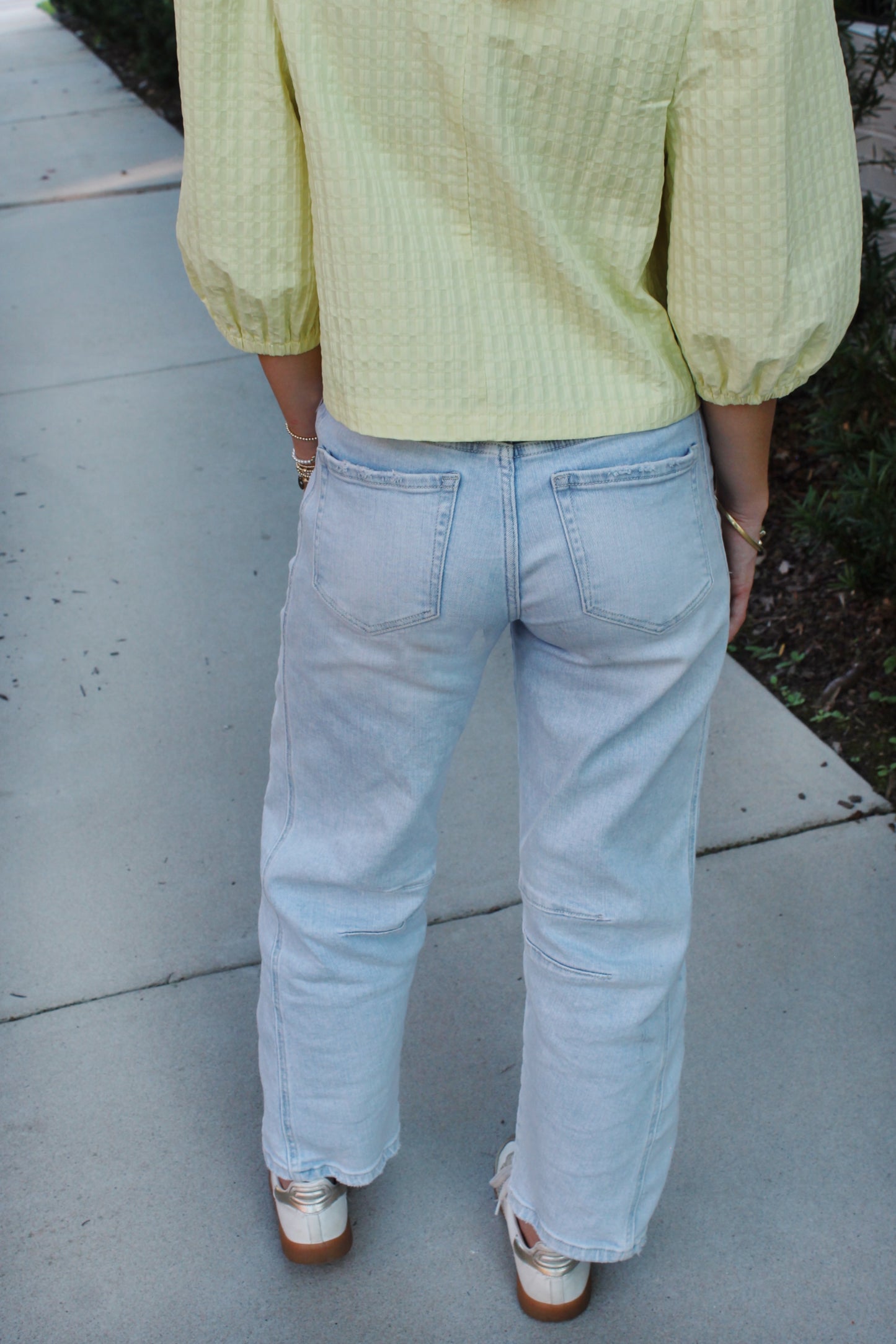 Hazel High Rise Barrel Leg Jeans
