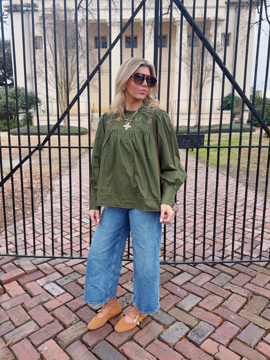 Maddie Embroidered Top