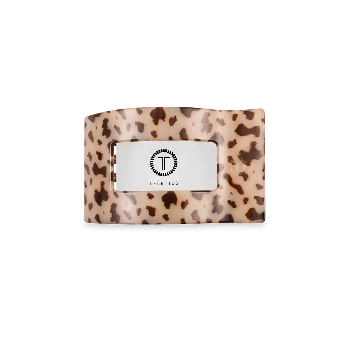 Blonde Tortoise Small Flat Rectangle Hair Clip