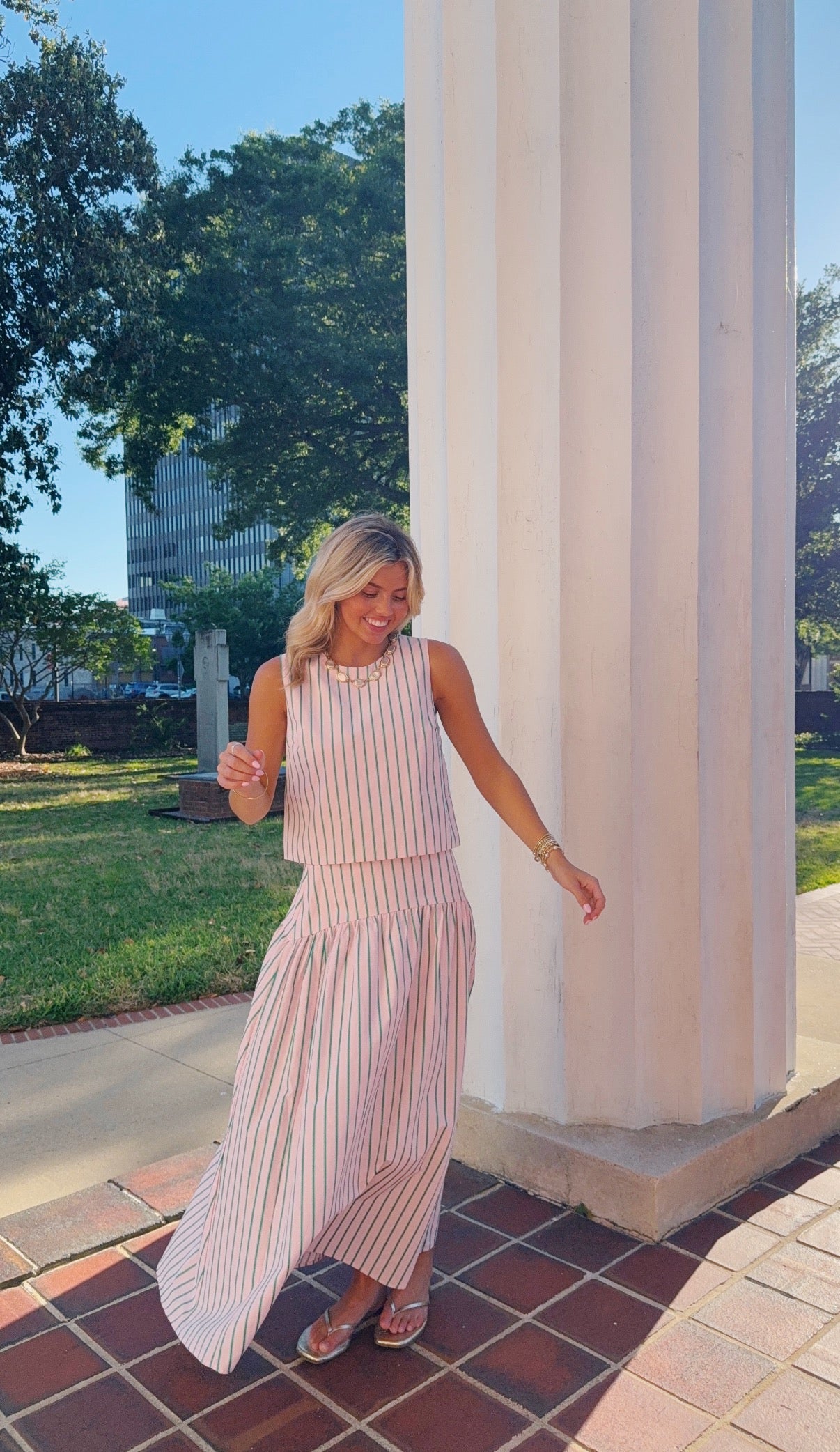 Alma Striped Top