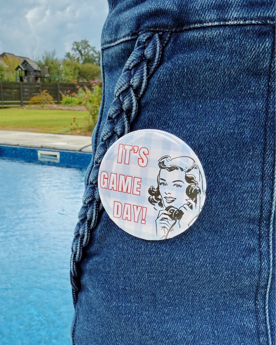 Ole Miss Game Day Buttons