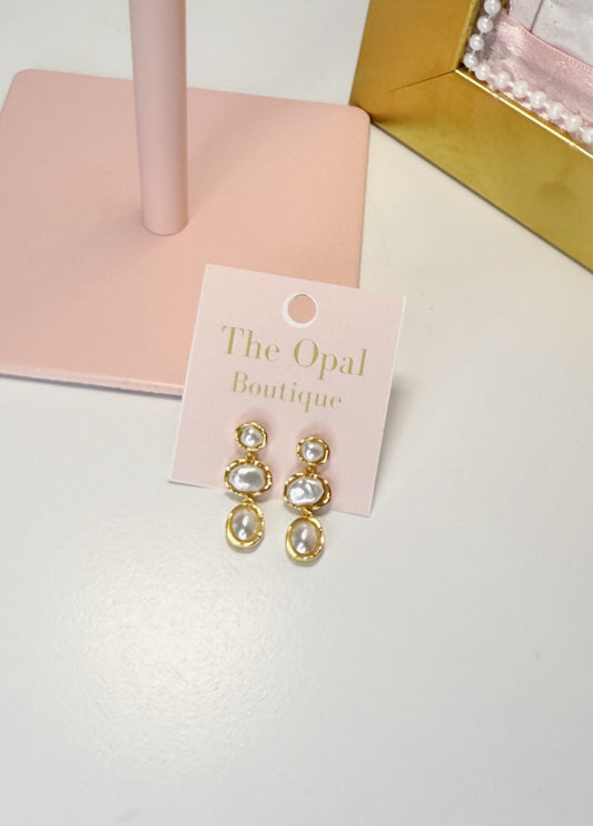 Joy Drop Pearl Earrings