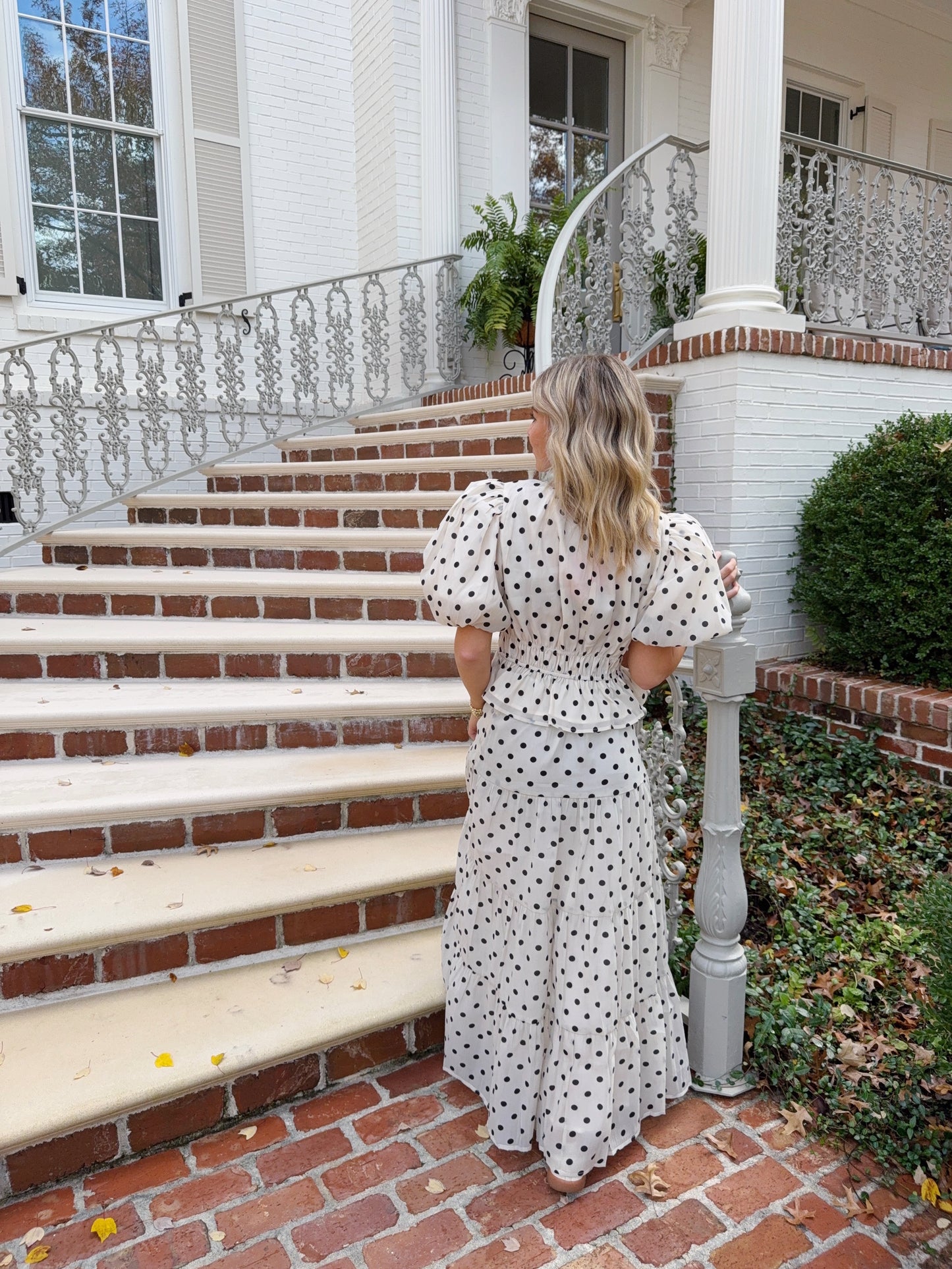 Lucy Polka Dot Maxi Skirt