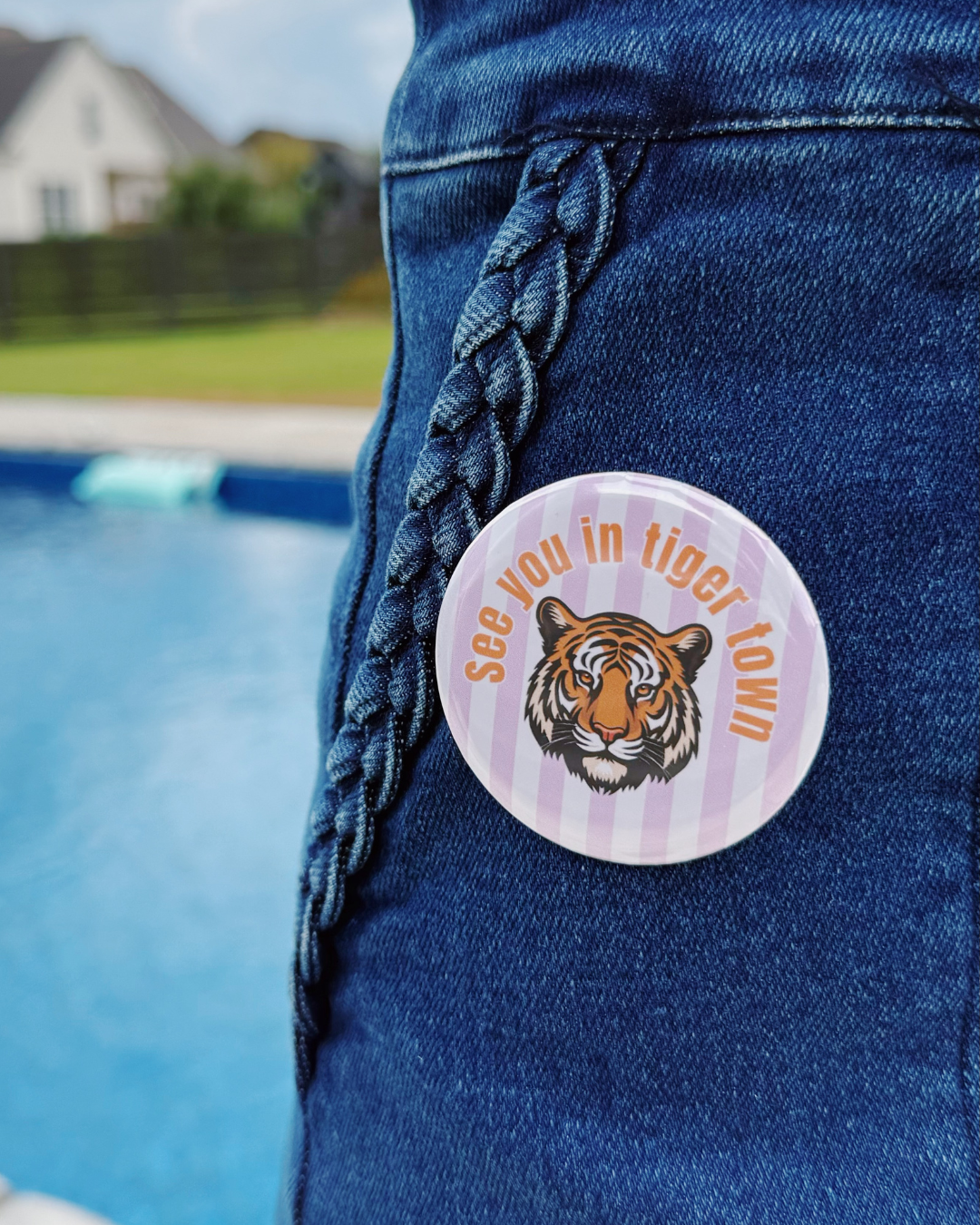 Clemson Game Day Button