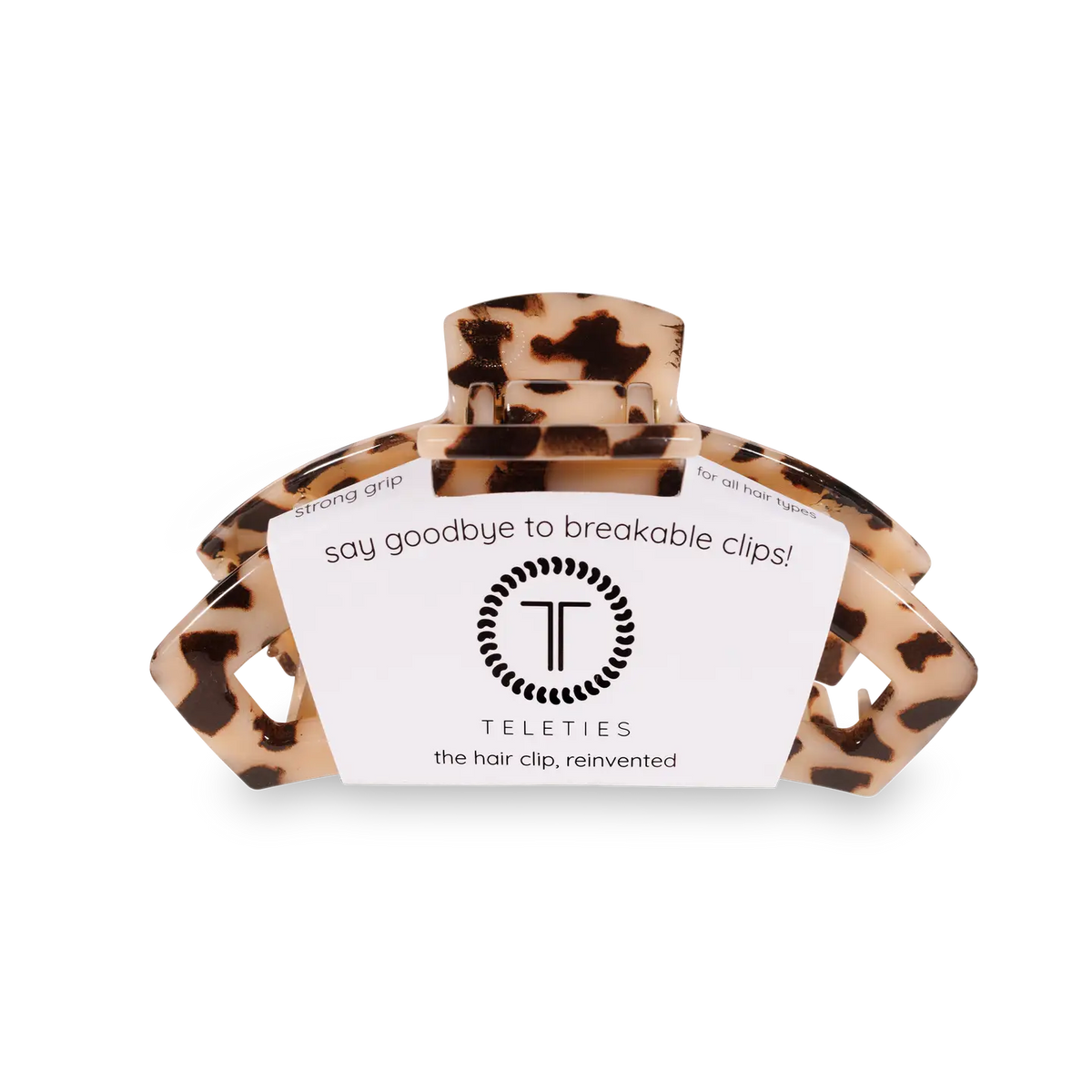 Medium Open Tortoise Hair Clip