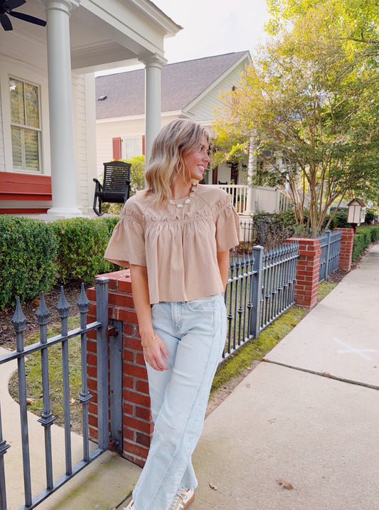 Willow Ruffle Top