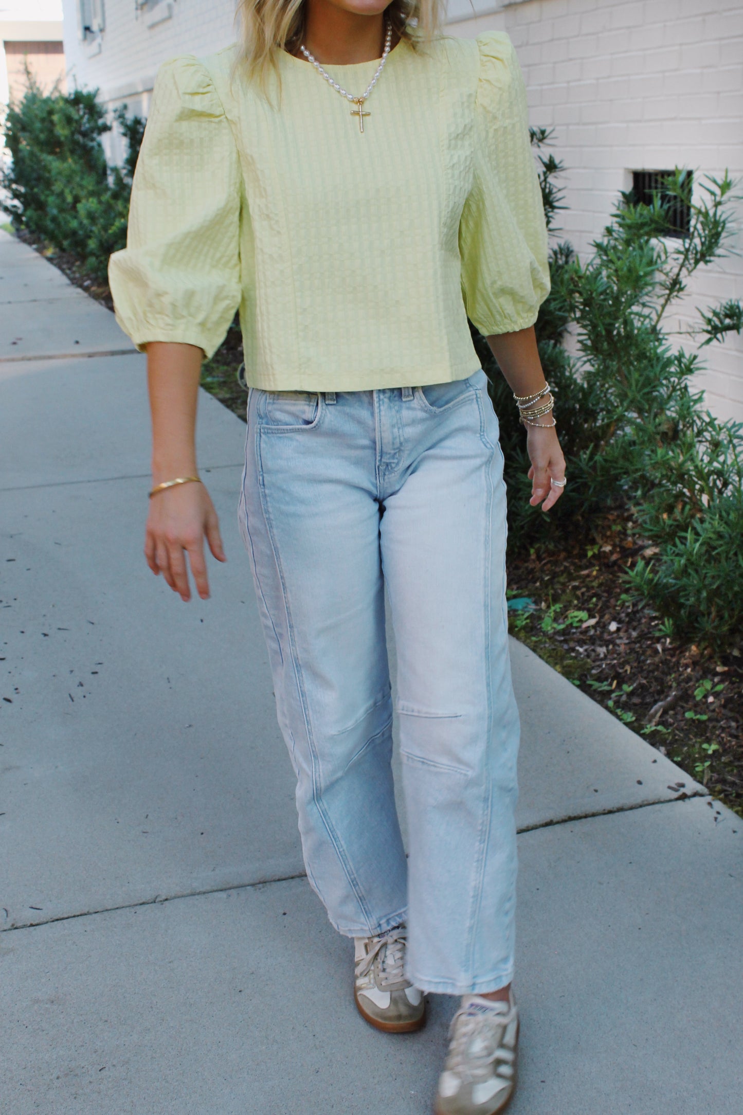 Hazel High Rise Barrel Leg Jeans