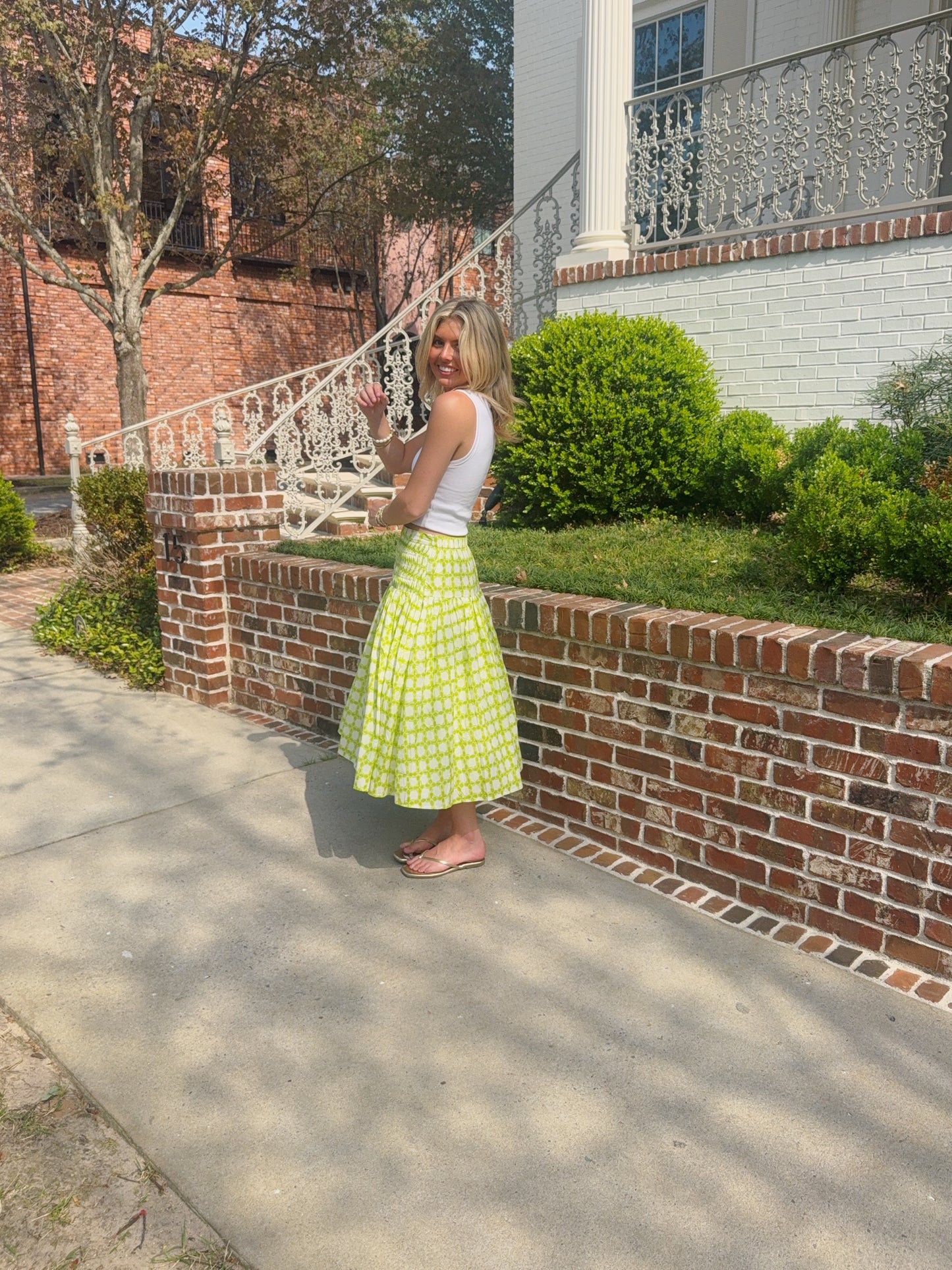 Pixie Pintuck Midi Skirt