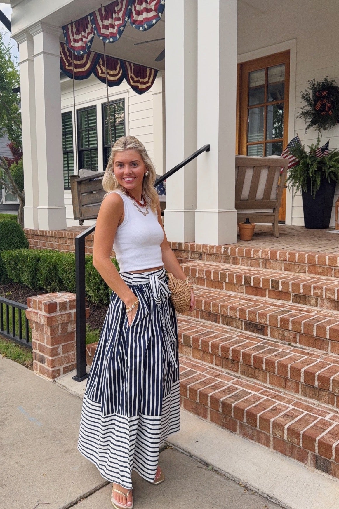 Liberty Striped Skirt