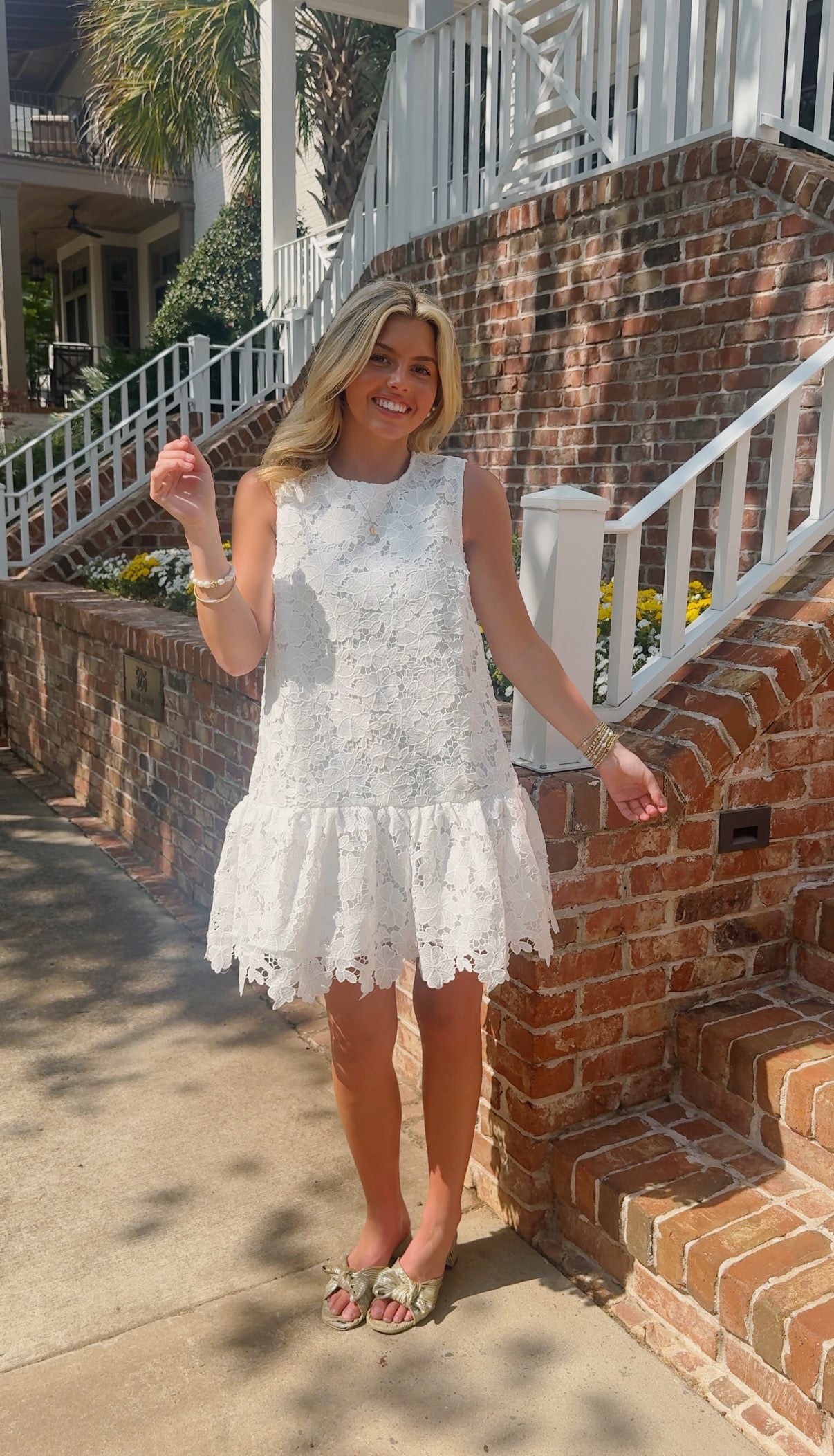 Mable Eyelet Dress