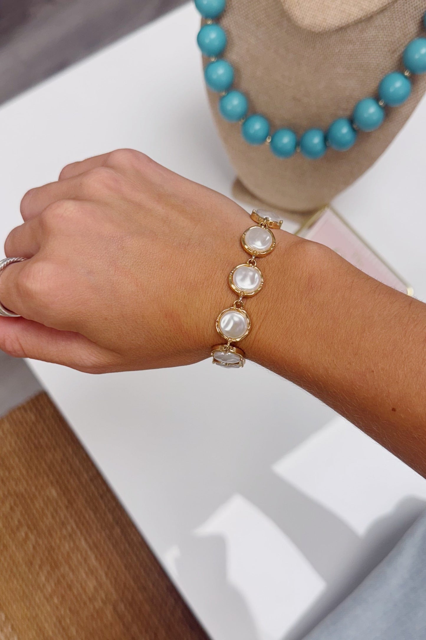 Zara Pearl Bracelet
