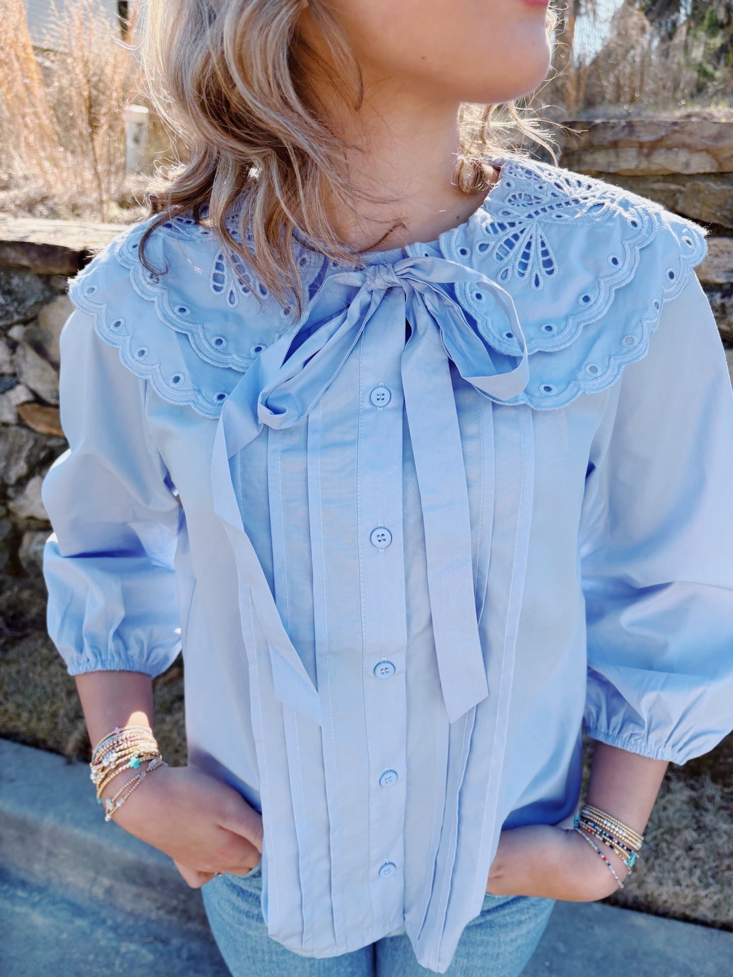 Holly Eyelet Top