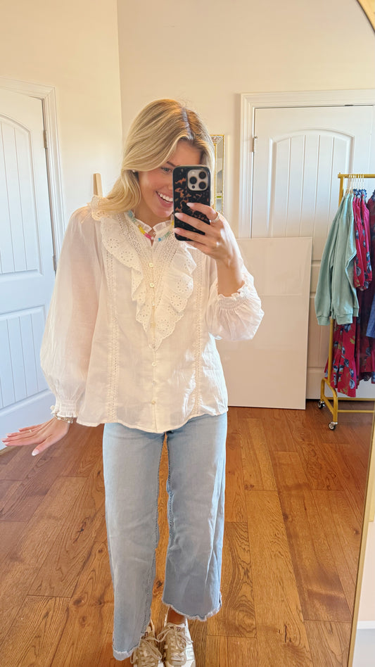 Belle Eyelet Top