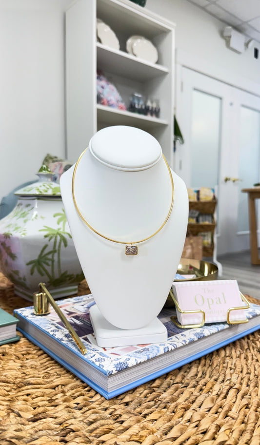 Marie Bezel Necklace