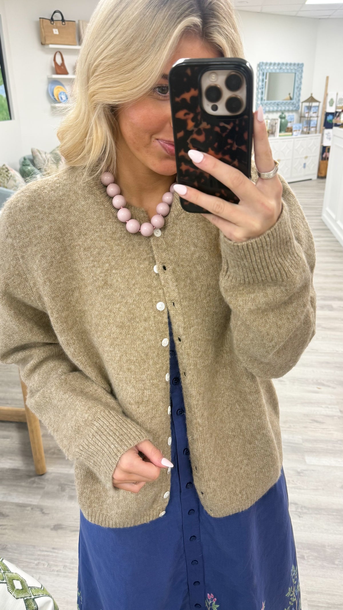 Marled Knit Cardigan
