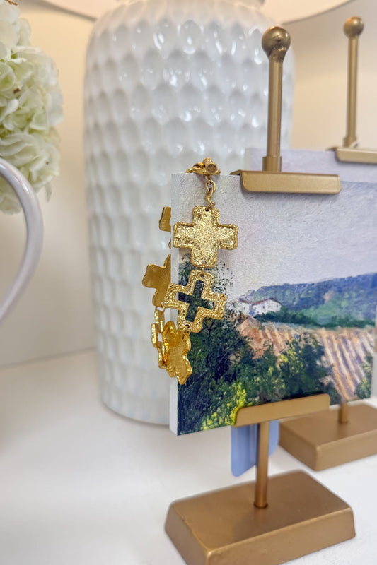 Ruth Link Cross Bracelet