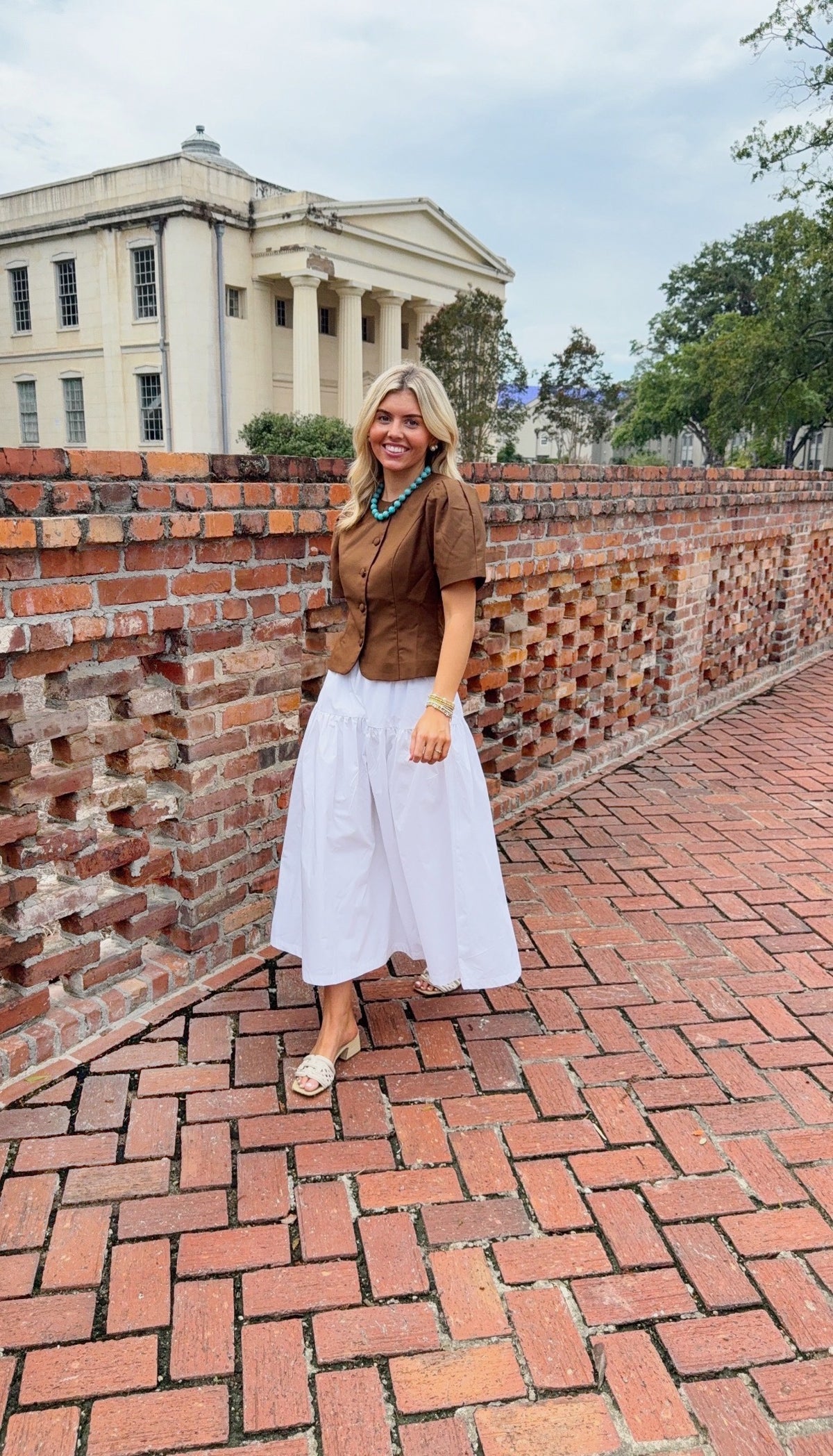 Ollie Button Top