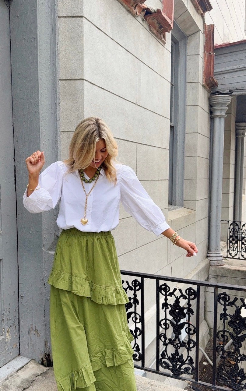 Rachel Ruffle Skirt