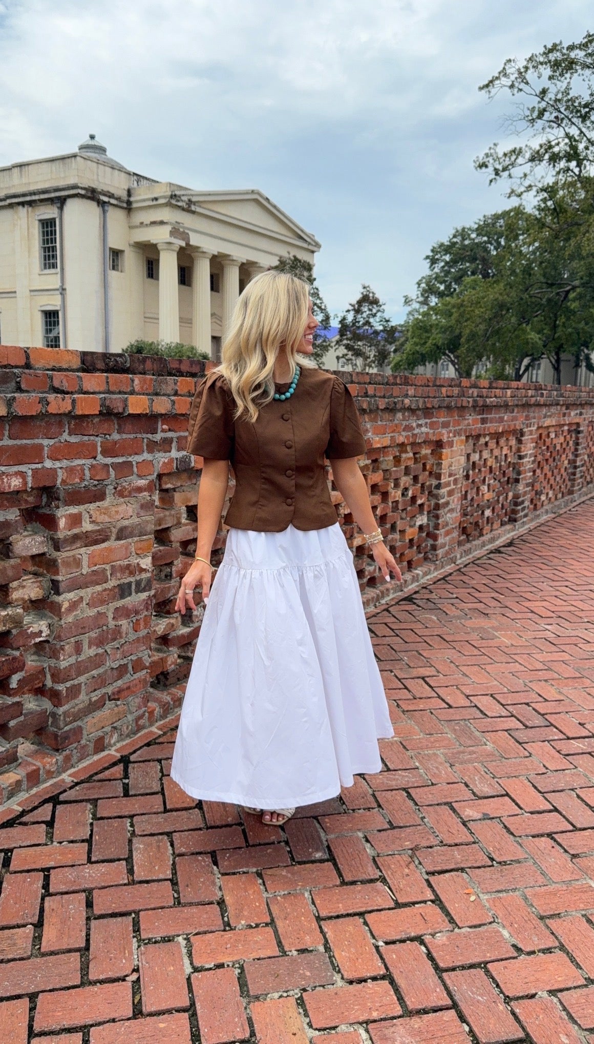 Ollie Button Top