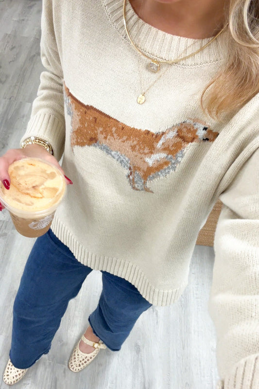 Golden Knit Sweater