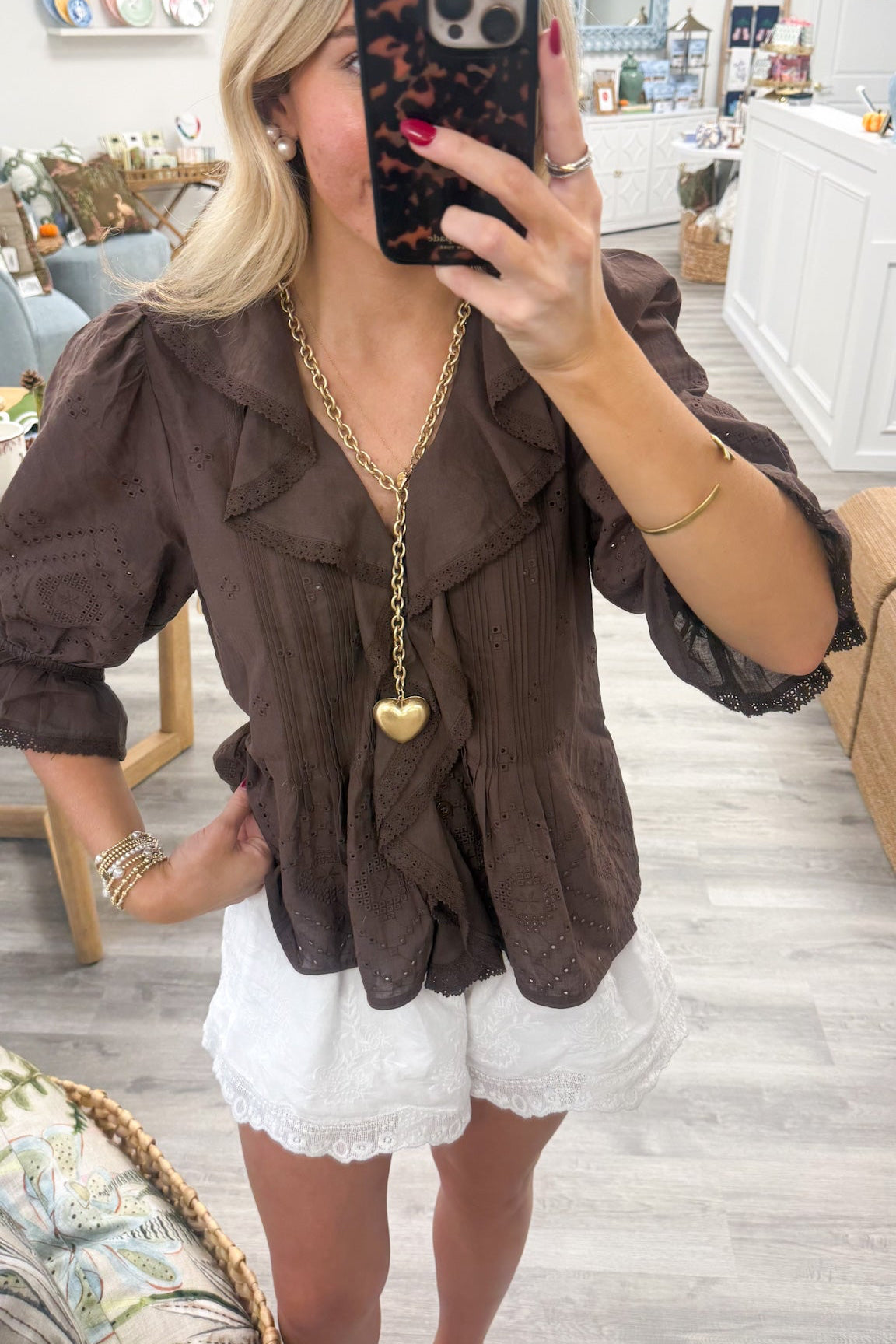 Haley Heart Chain Necklace