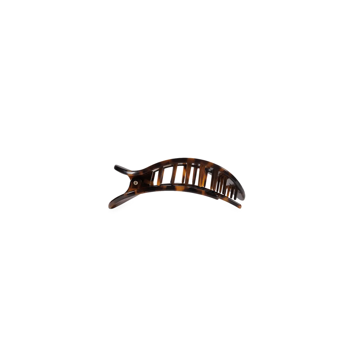 Tortoise Tiny Flat Round Clip